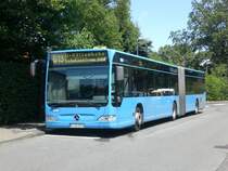 Mercedes-Benz O 530 II (Citaro Facelift) auf der Linie 613 nach Wuppertal-Kllenhahn Schulzentrum Sd an der Haltestelle Wuppertal-Katernberg Am Eckbusch.(12.7.2012) 