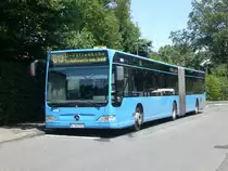 Mercedes-Benz O 530 II (Citaro Facelift) auf der Linie 613 nach Wuppertal-K�llenhahn Schulzentrum S�d an der Haltestelle Wuppertal-Katernberg Am Eckbusch.(12.7.2012) 