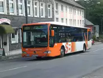 Mercedes-Benz O 530 II (Citaro Facelift) auf der Linie SB69 nach W�lfrath Stadtmitte an der Haltestelle Wuppertal Gabelpunkt.(12.7.2012) 