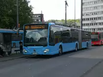 Mercedes-Benz O 530 III (Citaro 2. Generation) auf der Linie 603 nach Wuppertal-Hahnerberg Schulzentrum S�d am Hauptbahnhof Wuppertal.(12.7.2012) 