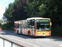 Mercedes-Benz O 530 II (Citaro Facelift) auf der Linie SB67 nach Bochum Ruhr-Universitt am Hauptbahnhof Wuppertal.(12.7.2012) 