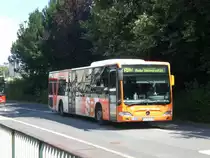 Mercedes-Benz O 530 II (Citaro Facelift) auf der Linie SB67 nach Bochum Ruhr-Universit�t am Hauptbahnhof Wuppertal.(12.7.2012) 