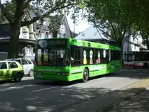 Neoplan N 40-Serie auf der Linie 244 nach Gelsenkirche-Resse C�cilienhof an der Haltestelle Gelsenirchen Buer Rathaus.(12.7.2012) 