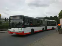 Solaris Urbino auf der Linie 380 nach Gelsenkirchen Buer Rathaus an der Haltestelle Gelsenkirchen Hauptbahnhof.(12.7.2012) 