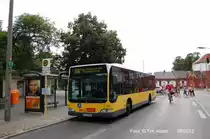 Wagen 1656 (MB Citaro O530 / MB EN06) im August 2012 auf der Linie 168 an der Haltestelle Alt-Schm�ckwitz.