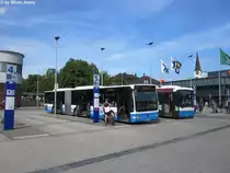 WilMobil Nr. 291 (Mercedes CitaroII O530G�) am 31.7.2012 beim Bhf. Wil.