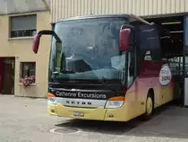 Setra 415 GT HD (ex-Marti) de la maison Catherine Excursions photographi� le 02.08.2012 � Kerzers
