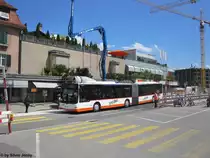 Regiobus Nr. 46/1 (MAN A23 Lion's City GL) am 31.7.2012 beim Bhf. Wattwil als Bahnersatz Direktkurs nach Herisau.