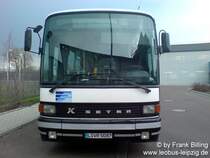 04.03.2008, Wendestelle Parkplatz  Angerbr�cke, Stra�enbahnhof , Setra-Bus mit Kennzeichen: L-VR 5087, als Linie 130