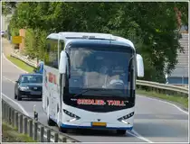 Viseon C10 HD der Busfirma Siedler-Thill aufgenommen am 10.08.2012 in Oberbillig.