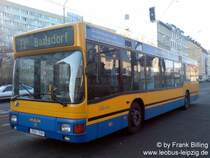 24.02.2008, Wagen 181, als Linie 73E, Wendestelle  Kurt-Schumacher-Stra�e  am Bahnhof Westseite