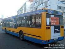 24.02.2008, Wagen 181, als Linie 73E, Wendestelle  Kurt-Schumacher-Stra�e  am Bahnhof Westseite