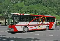 GLARNERBUS-Setra NR.8 am Bahnhof Glarus am 8.8.12