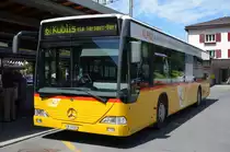 MB Citaro Ortsbus Klosters Linie 6 nach K�blis am Bahnhof Klosters Platz. (Aufnahme vom 12.08.2012)