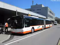 Regiobus Nr. 46/1 (MAN A23 Lion's City GL) am 31.7.2012 beim Bhf. Herisau als Bahnersatz nach Wattwil.