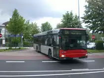 MAN Niederflurbus 2. Generation auf der Linie 06 nach Erkrath Haus Br�ck am S-Bahnhof Erkrath.(17.7.2012) 