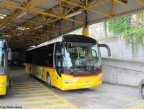 Postauto/Regie Chur Nr. 86 (MAN R12 Lion's Regio) am 6.8.2012 in Thusis als Fahrschulwagen.