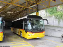 Postauto/Regie Chur Nr. 86 (MAN R12 Lion's Regio) am 6.8.2012 in Thusis als Fahrschulwagen.