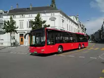 MAN Lions City von S�dbadenbus auf der Linie 38 f�hrt zur Haltestelle Wettsteinplatz. Die Aufnahme stammt vom 25.07.2012.