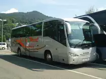 Aus England: Cass, Wirral - CAS 766A - Scania/Irizar am 14. August 2012 in Thun, Seestrasse