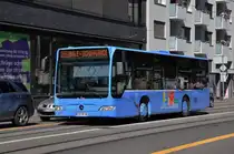 Mercedes Citaro 639 ZF 68 auf der Linie 603 kurz vor der Haltestelle Voltaplatz. Die Aufnahme stammt vom 18.08.2012.