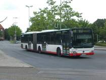 Mercedes-Benz O 530 II (Citaro Facelift) auf der Linie 340 nach Herne Holsterhausen Drosselweg am Hauptbahnhof Wanne-Eickel.(18.7.2012) 