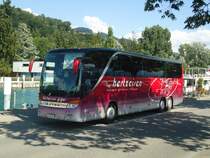 Hertzeisen, Glovelier - NE 496 - Setra am 15. August 2012 bei der Schiffl�ndte Thun