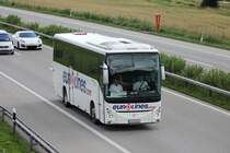 Irisbus Magelys aux couleurs d'Euroline photographi� le 08.07.2012 pr�s de Oensingen 