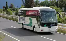 MAN Lions'Coach de la maison Ruffiner photographi� le 16.08.2012 pr�s de Montreux 