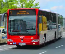 MVG L�denscheid Mercedes Citaro G II
MK-V 473 ( einer der neuen )
Iserlohn Stadtbahnhof