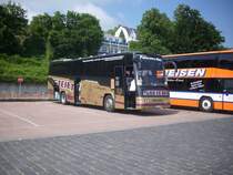 Dr�gm�ller - Volvo B12-600 von Steiert aus Deutschland im Stadthafen Sassnitz am 13.06.2012