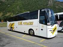 Bova Magiq de la maison OM Voyages photographi� le 16.08.2012 sur l'aire de repos du St-Bernard pr�s de Martigny