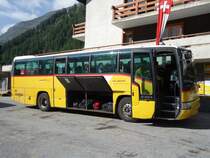 Mercedes Benz 0404 aux couleurs de La Poste photographi� le 14.08.2012 � Zinal 