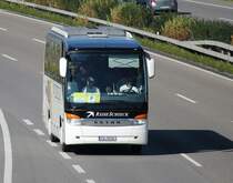 Setra 415 HD de la maison Reise Schieck photographi� le 18.08.2012 pr�s de Berne 