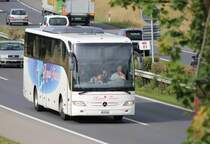 Mercedes Benz Travego de la maison Ryal Tours photographi� le 16.08.2012 pr�s de Yverdon