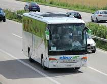 Setra 415 GT HD de la maison Albus photographi� le 08.07.2012 � Oensingen 