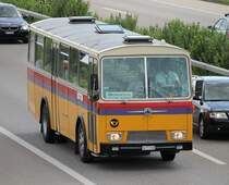 Saurer ex-Postauto photographi� le 08.07.2012 � Oensingen 