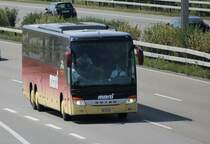 Setra 416 GT HD n� 24 de la maison Marti Kallnach photographi� le 29.08.2012 pr�s de Berne