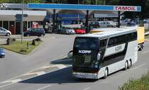 Setra 431 DT de la maison Kopf Reisen photographi� le 29.08.2012 pr�s de Berne