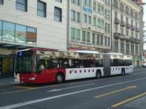 TPF Fribourg - Nr. 597/FR 300'399 - Mercedes Citaro am 19. August 2012 beim Bahnhof Fribourg