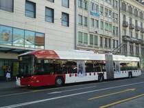 TPF Fribourg - Nr. 531 - Hess/Hess Gelenktrolleybus am 19. August 2012 beim Bahnhof Fribourg