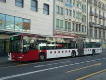 TPF Fribourg - Nr. 586/FR 300'427 - Mercedes Citaro am 19. August 2012 beim Bahnhof Fribourg