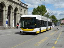 VB Schaffhausen - Hess-Swisstrolley BGT-N2C Nr.104 unterwegs am 26.08.2012