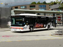 BEHRINGER / D - Setra NF  WT.AB 615 unterwegs bei den Bushaltestellen bei dem Bahnhof in Schaffhausen am 26.08.2012