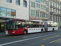 TPF Fribourg - Nr. 550/FR 300'425 - Mercedes Citaro am 19. August 2012 beim Bahnhof Fribourg