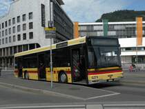 MAN Bus mit der Betriebsnummer 77 auf der Linie 3 am Bahnhof Thun. Die Aufnahme stammt vom 04.08.2012.