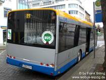 21.03.2008, Wagen 104, als Linie 89, Haltestelle  Connewitz, Kreuz 