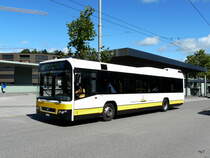 VB Schaffhausen - Volvo 7700 Nr.1  SH 38001 vor den Bushaltestellen neben dem Bahnhof in Schaffhausen am 26.08.2012