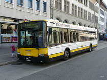 VB Schaffhausen - Volvo Nr.25  SH 38025 bei den Bushaltestellen vor dem Bahnhof in Schaffhausen am 26.08.2012