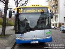 21.03.2008, Wagen 104, als Linie 89, Haltestelle  Connewitz, Kreuz 